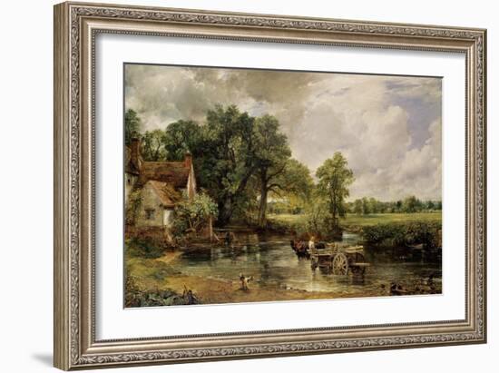 The Hay Wain, 1821-John Constable-Framed Giclee Print