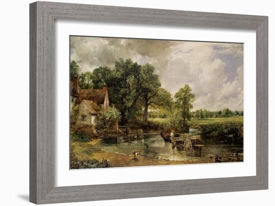 The Hay Wain, 1821-John Constable-Framed Giclee Print