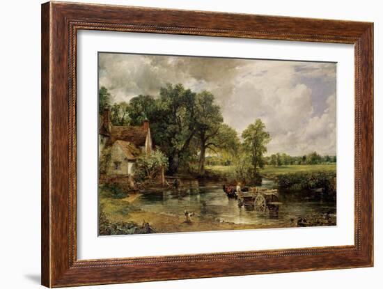 The Hay Wain, 1821-John Constable-Framed Giclee Print