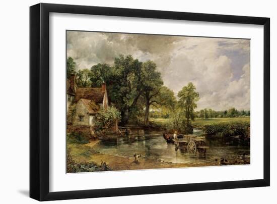 The Hay Wain, 1821-John Constable-Framed Giclee Print