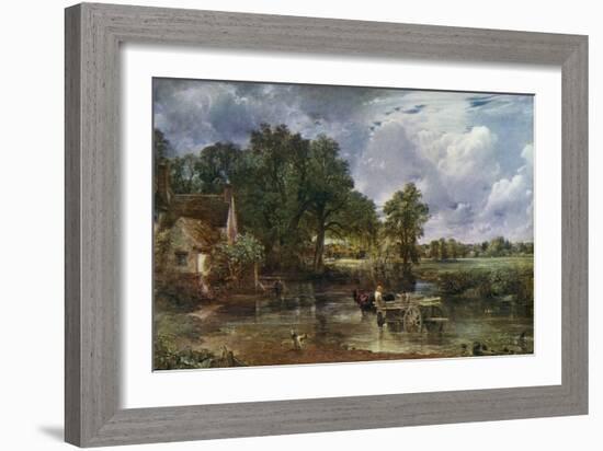 The Hay Wain, 1821-John Constable-Framed Giclee Print