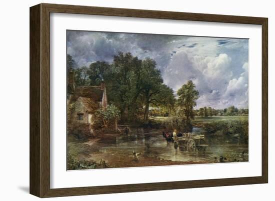 The Hay Wain, 1821-John Constable-Framed Giclee Print