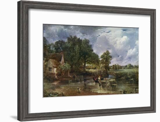 The Hay Wain, 1821-John Constable-Framed Giclee Print