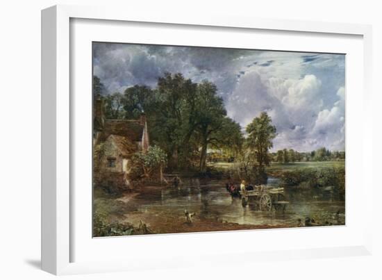 The Hay Wain, 1821-John Constable-Framed Giclee Print