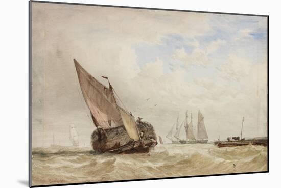 The Hayboat-William Clarkson Stanfield-Mounted Giclee Print