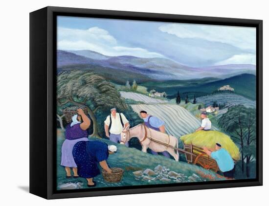 The Haycart-Margaret Loxton-Framed Premier Image Canvas