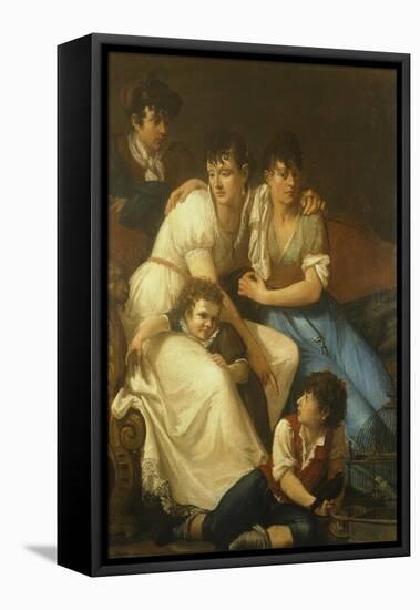 The Hayez Family, 1807-Francesco Hayez-Framed Premier Image Canvas