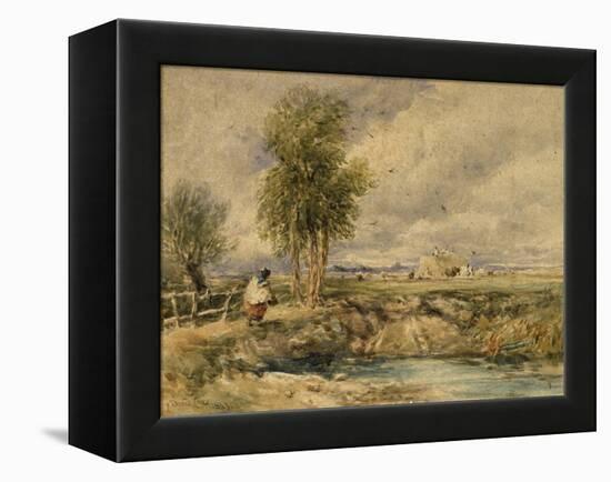 The Hayfield, C.1897-David Cox-Framed Premier Image Canvas