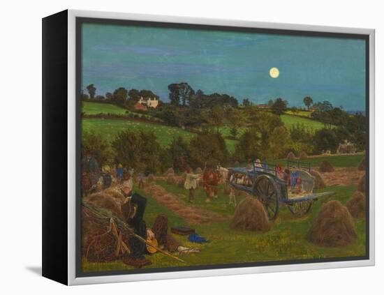 The Hayfield-Ford Madox Brown-Framed Premier Image Canvas