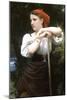 The Haymaker-William Adolphe Bouguereau-Mounted Art Print