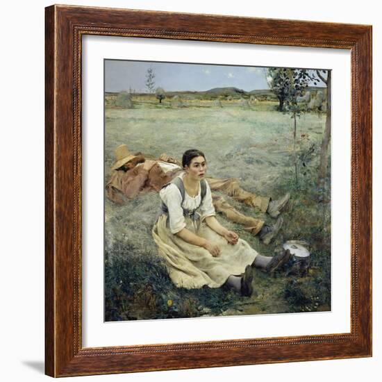 The Haymakers, 1877-Jules Bastien-Lepage-Framed Giclee Print