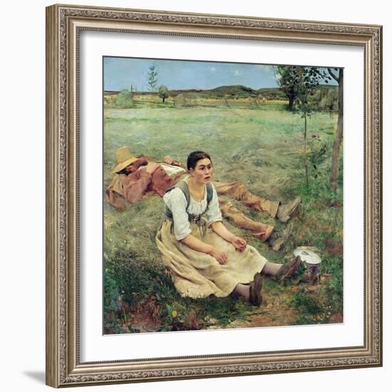 The Haymakers, 1877-Jules Bastien-Lepage-Framed Giclee Print