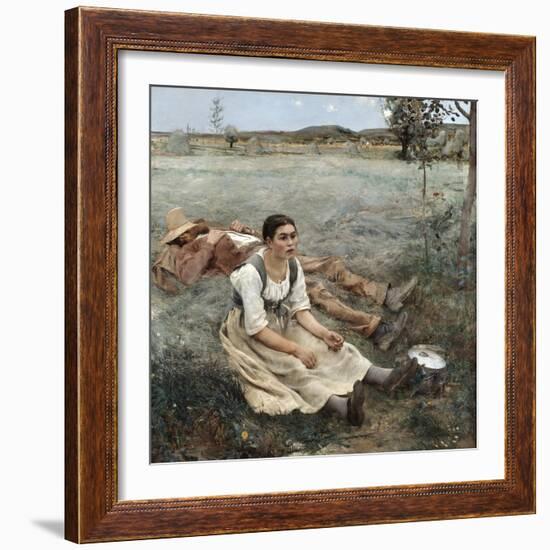 The Haymakers, 1880-Jules Bastien-Lepage-Framed Giclee Print