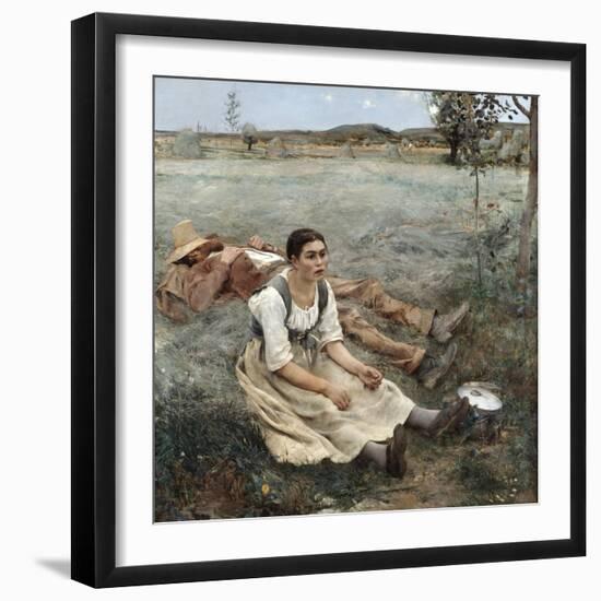 The Haymakers, 1880-Jules Bastien-Lepage-Framed Giclee Print
