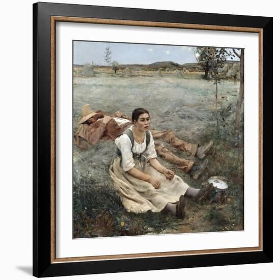 The Haymakers, 1880-Jules Bastien-Lepage-Framed Giclee Print