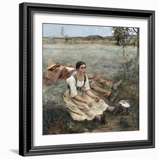 The Haymakers, 1880-Jules Bastien-Lepage-Framed Giclee Print