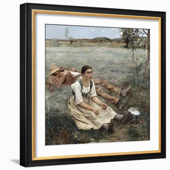 The Haymakers, 1880-Jules Bastien-Lepage-Framed Giclee Print