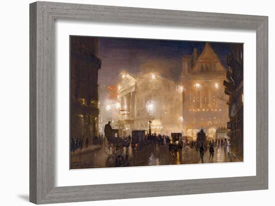 The Haymarket, London, c.1910-George Hyde Pownall-Framed Giclee Print