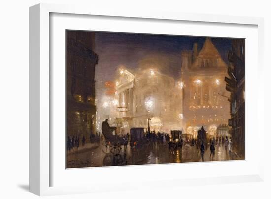 The Haymarket, London, c.1910-George Hyde Pownall-Framed Giclee Print