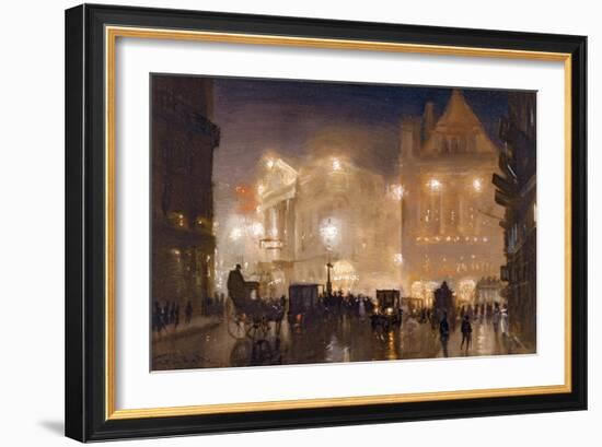 The Haymarket, London, c.1910-George Hyde Pownall-Framed Giclee Print