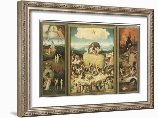 The Haywain, 1485-Hieronymus Bosch-Framed Giclee Print