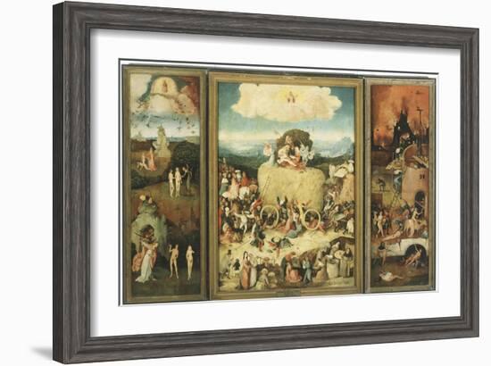 The Haywain, 1485-Hieronymus Bosch-Framed Giclee Print