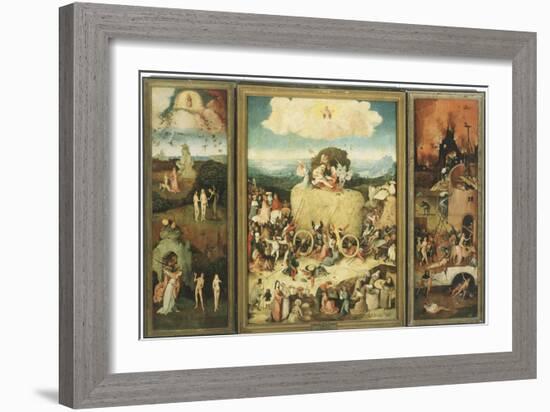 The Haywain, 1485-Hieronymus Bosch-Framed Giclee Print