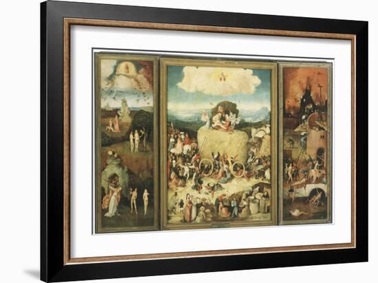 The Haywain, 1485-Hieronymus Bosch-Framed Giclee Print