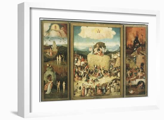 The Haywain, 1485-Hieronymus Bosch-Framed Giclee Print