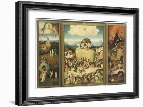 The Haywain, 1485-Hieronymus Bosch-Framed Giclee Print