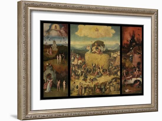 The Haywain (Triptyc), C. 1516-Hieronymus Bosch-Framed Giclee Print