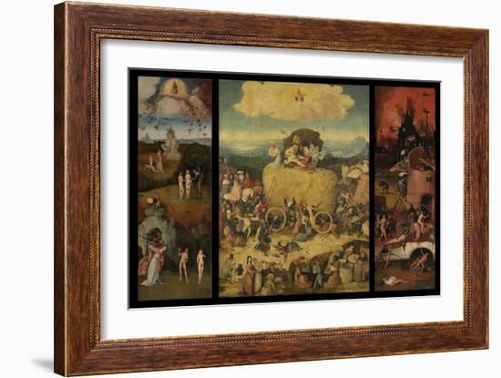 The Haywain (Triptyc), C. 1516-Hieronymus Bosch-Framed Giclee Print