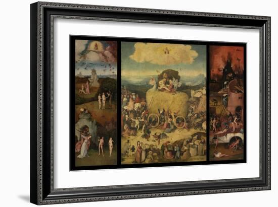 The Haywain (Triptyc), C. 1516-Hieronymus Bosch-Framed Giclee Print