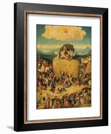 The Haywain (Triptyc) Central Panel, C. 1516-Hieronymus Bosch-Framed Giclee Print