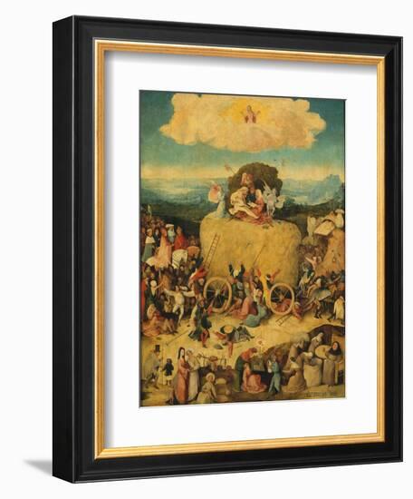 The Haywain (Triptyc) Central Panel, C. 1516-Hieronymus Bosch-Framed Giclee Print