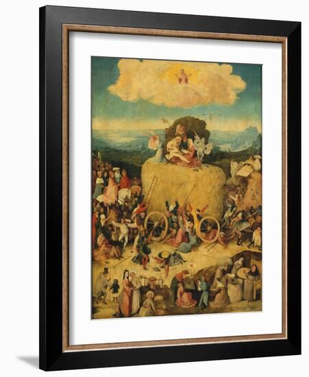 The Haywain (Triptyc) Central Panel, C. 1516-Hieronymus Bosch-Framed Giclee Print