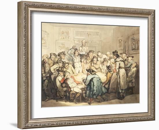 The Hazard Room, England, 1792-Thomas Rowlandson-Framed Giclee Print