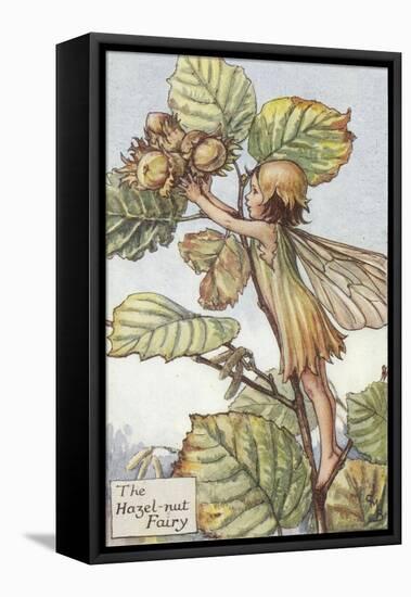 The Hazelnut Fairy-Vision Studio-Framed Stretched Canvas