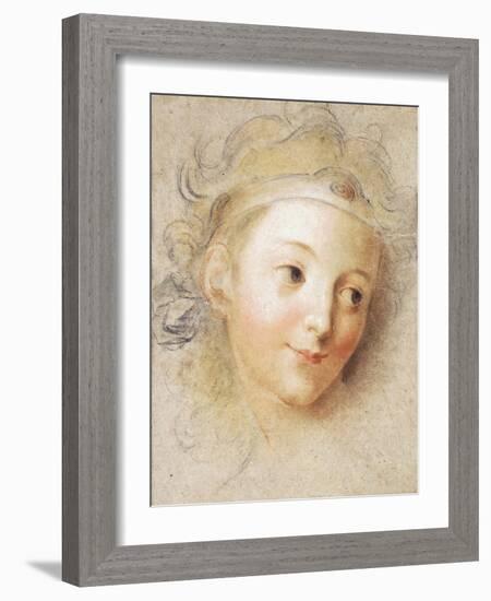 The Head of a Boy-Antoine Coypel-Framed Giclee Print