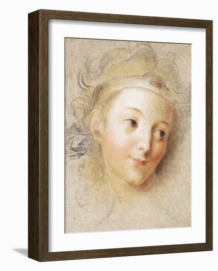 The Head of a Boy-Antoine Coypel-Framed Giclee Print