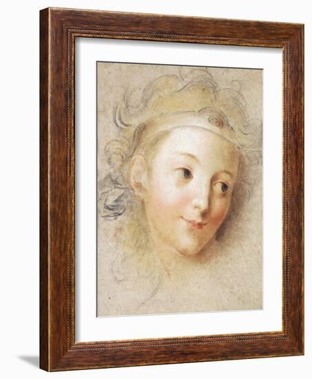 The Head of a Boy-Antoine Coypel-Framed Giclee Print