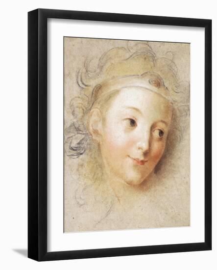 The Head of a Boy-Antoine Coypel-Framed Giclee Print