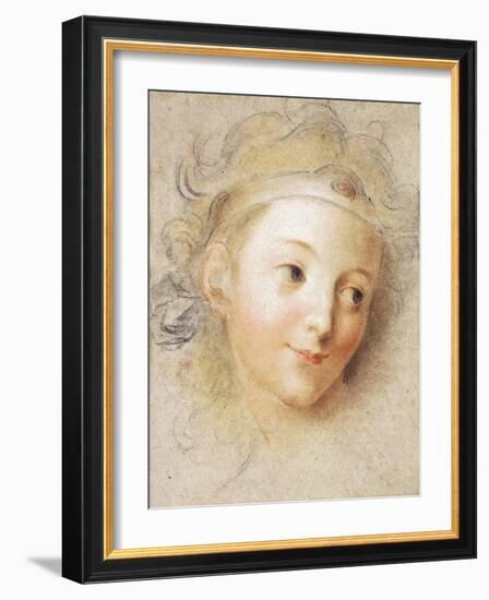 The Head of a Boy-Antoine Coypel-Framed Giclee Print