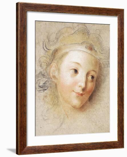 The Head of a Boy-Antoine Coypel-Framed Giclee Print