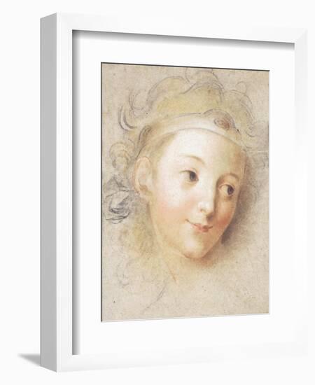 The Head of a Boy-Antoine Coypel-Framed Giclee Print