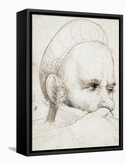 The Head of a Crossbowman Taking Aim, 1514-5-Hans Holbein the Elder-Framed Premier Image Canvas