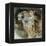 The Head of a Lion (Watercolour on Paper)-Ferdinand Victor Eugene Delacroix-Framed Premier Image Canvas