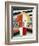 The Head of a Peasant, 1928-30-Kasimir Malevich-Framed Giclee Print