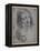 The Head of a Woman and the Head of a Baby-Leonardo da Vinci-Framed Premier Image Canvas