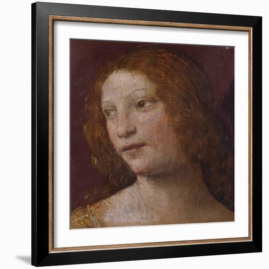 The Head of an Angel - a Fragment-Bernardino Luini-Framed Giclee Print